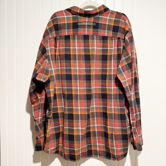 Duluth Trading Free Swinging Flannel Shirt Colorful Mens XL - Picture 4 of 4